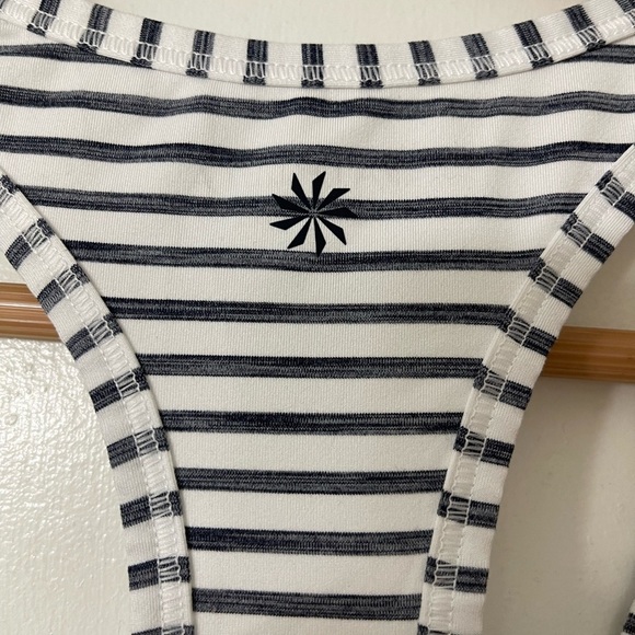 Athleta Black and White Striped Tank - Picture 5 of 5